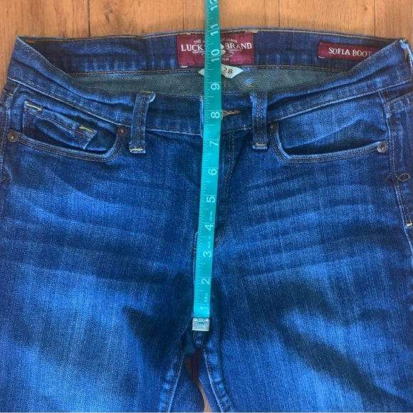 Lucky brand Sofia boot cut jeans size 6/28 long - Picture 5 of 6